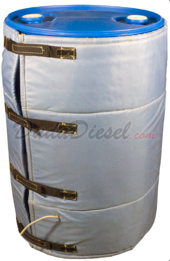 Connect this Insulated Blanket Drum Heater (55 Gallon Drums) to your Solar / Battery system