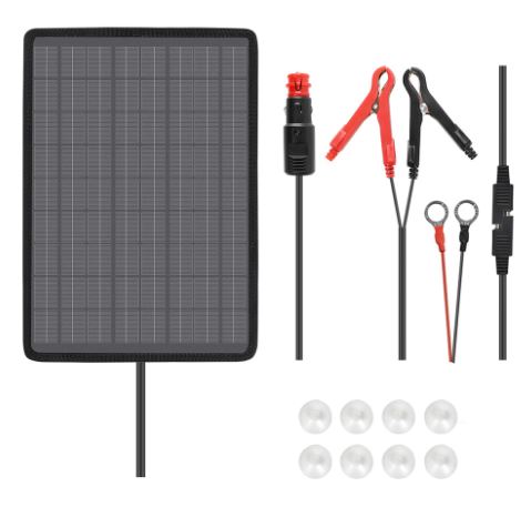 10W SOLAR BATTERY TRICKLE CHARGER MAINTAINER