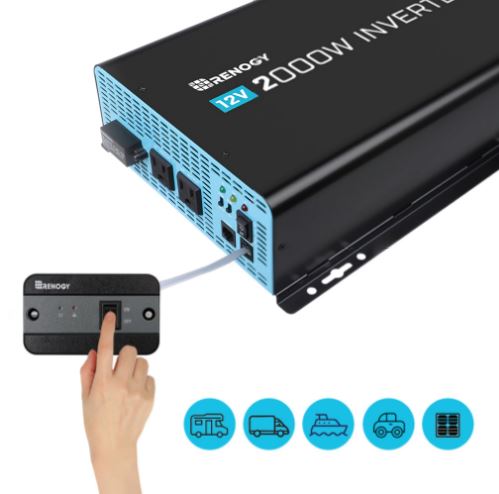 2000W 12V PURE SINE WAVE INVERTER (NEW EDITION)