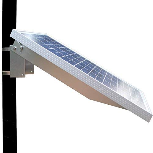 Solar Panel Pole Mount Kit Single Arm Pole-Wall Mounting Brackets Support Solar Panels from 5W to 50W