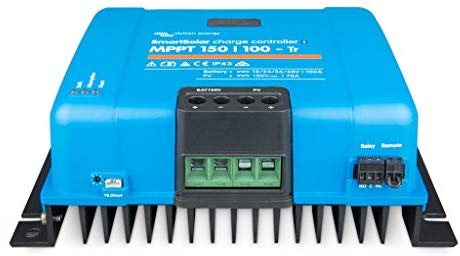 Victron SmartSolar Charge Controller with Built-In Bluetooth – MPPT 75/15 – 75 Volts, 15 Amps