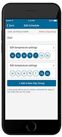 Emerson Sensi Touch Wi-Fi Smart Thermostat with Touchscreen Color Display, Works with Alexa, Energy Star Certified, C-wire Required, ST75