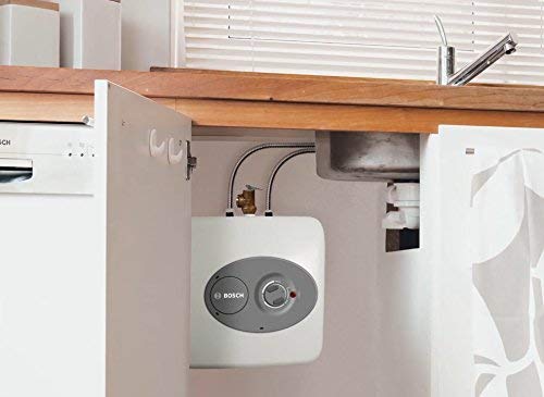 Bosch Electric Mini-Tank Water Heater Tronic 3000 T 2.5-Gallon (ES2.5)  - Eliminate Time for Hot Water - Shelf, Wall or Floor Mounted