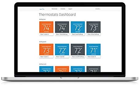 Emerson Sensi Touch Wi-Fi Smart Thermostat with Touchscreen Color Display, Works with Alexa, Energy Star Certified, C-wire Required, ST75