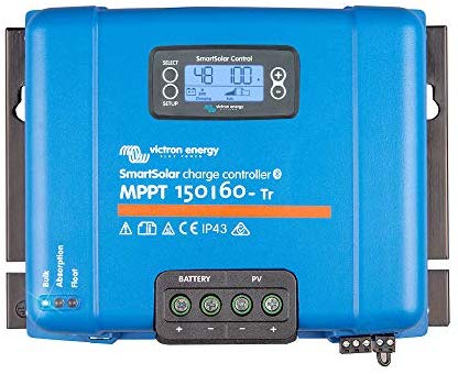 Victron SmartSolar Charge Controller with Built-In Bluetooth – MPPT 75/15 – 75 Volts, 15 Amps