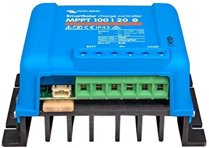 Victron SmartSolar Charge Controller with Built-In Bluetooth – MPPT 75/15 – 75 Volts, 15 Amps