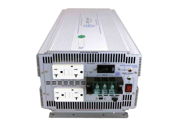 5000 Watt Pure Sine Inverter - 12 volt 50/60 hz Industrial