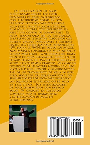 Tratamiento Solar FV de Agua: Cómo Energizar Sistemas de Esterilización de Agua con Energía Solar FV para Agua Potable In Situ (Spanish Edition)