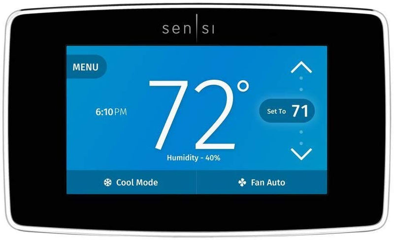 Emerson Sensi Touch Wi-Fi Smart Thermostat with Touchscreen Color Display, Works with Alexa, Energy Star Certified, C-wire Required, ST75