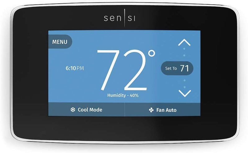 Emerson Sensi Touch Wi-Fi Smart Thermostat with Touchscreen Color Display, Works with Alexa, Energy Star Certified, C-wire Required, ST75