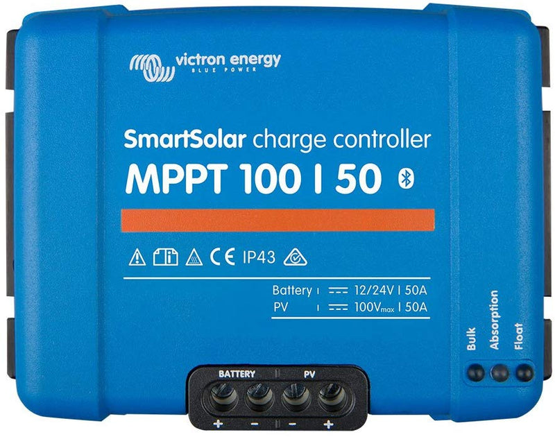 Victron SmartSolar Charge Controller with Built-In Bluetooth – MPPT 75/15 – 75 Volts, 15 Amps