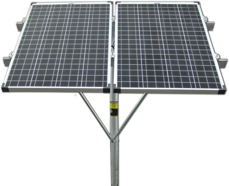 Missouri Wind and Solar Top of Pole Double 100 Watt Solar Panel Mounting Rack