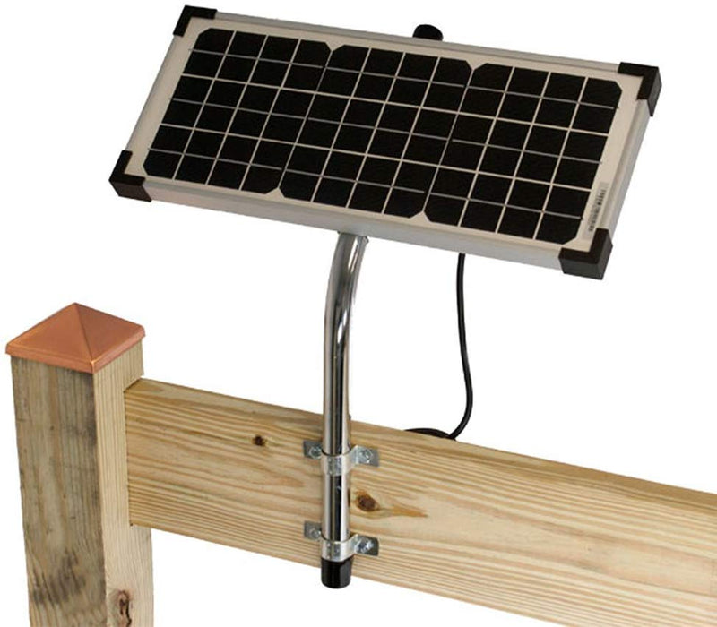 GHOST CONTROLS AXDP Premium 10 Watt Monocrystalline Solar Panel for Automatic Gate Opener Systems