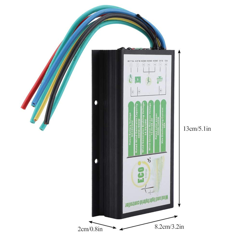 Garosa Wind and Solar Hybrid Controller Wind Regulator DC 12V / 24V Wind Turbine Solar Panel 400W / 800W