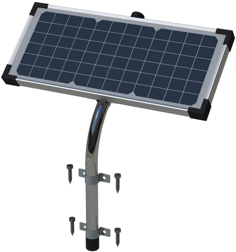 GHOST CONTROLS AXDP Premium 10 Watt Monocrystalline Solar Panel for Automatic Gate Opener Systems
