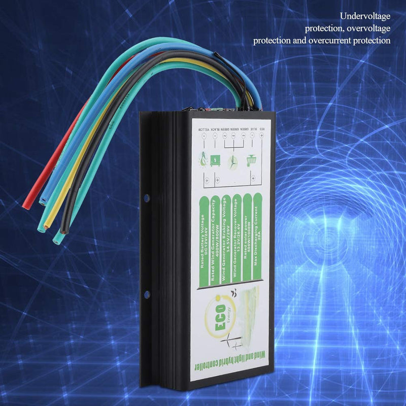 Garosa Wind and Solar Hybrid Controller Wind Regulator DC 12V / 24V Wind Turbine Solar Panel 400W / 800W