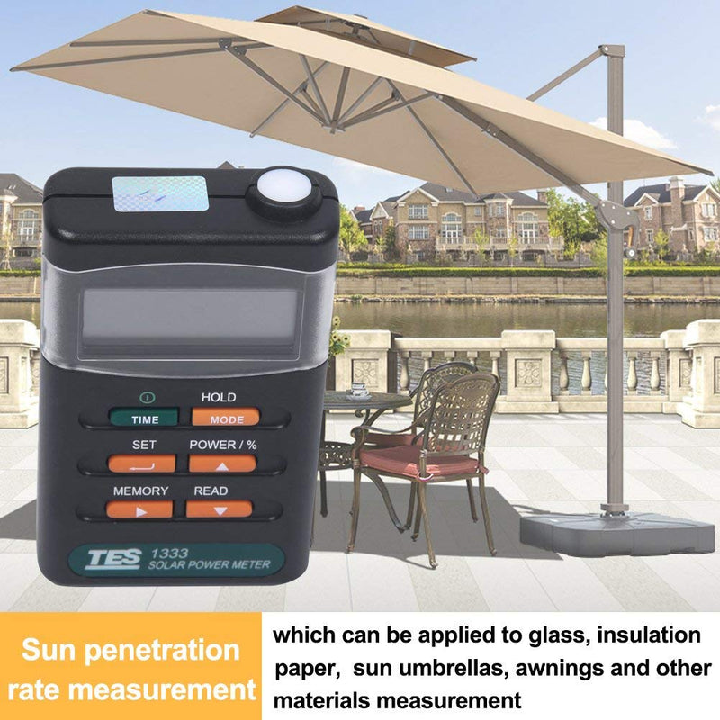 Signstek Handheld Portable Solar Power Irradiance Meter-Solar Power Radiation Meter-Sun Irradiance Tester