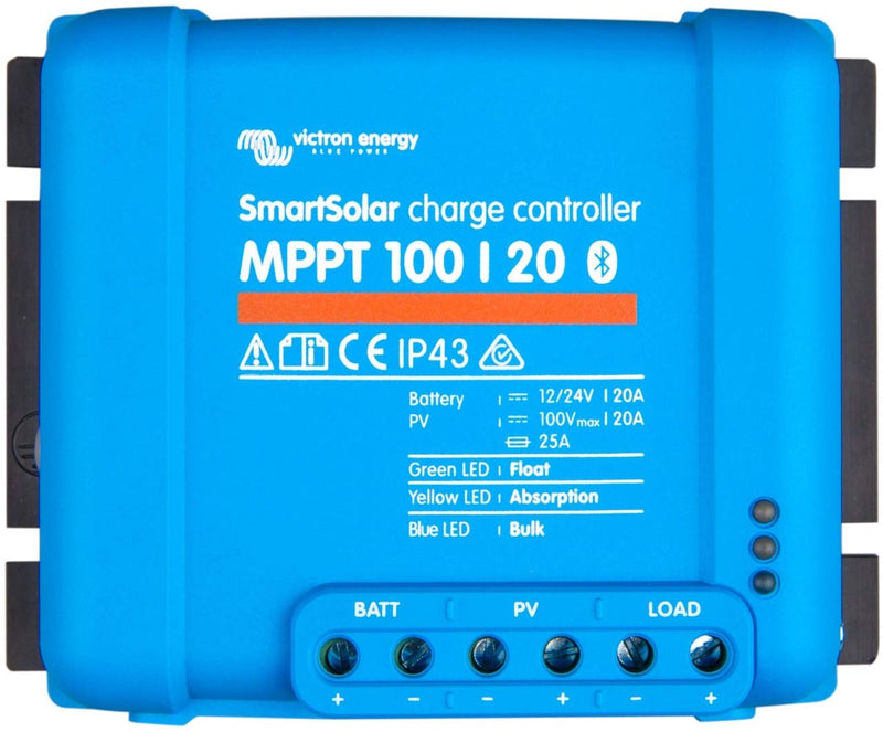 Victron SmartSolar Charge Controller with Built-In Bluetooth – MPPT 75/15 – 75 Volts, 15 Amps