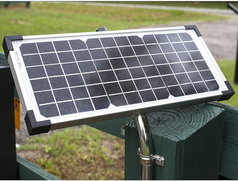 GHOST CONTROLS AXDP Premium 10 Watt Monocrystalline Solar Panel for Automatic Gate Opener Systems