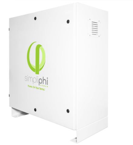 A 22.8 KWH Capacity -Carbon-Steel Enclosure - A NEMA 3R-rated Weather-Resistant Battery Bank