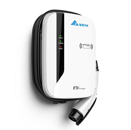 Delta EV AC 30 Amp RFID Networked Charging Station 18&