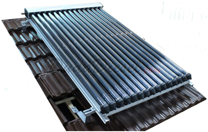 Duda Solar Water Collector - 30 x 58mm x 1800mm Vacuum tubes - Winter Resistant w/45 degree stand
