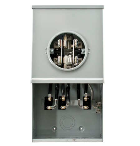 B-Line U267 200A, 3P, 7 Jaw, Meter Socket