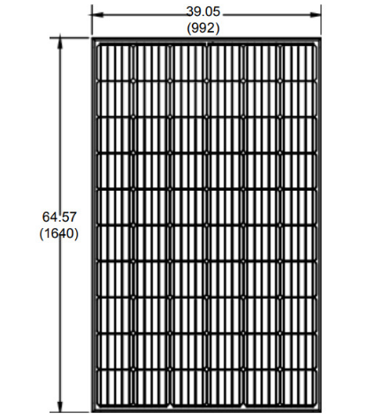 MISSION SOLAR MSE60A310 310W BLACK ON BLACK MONO -MSE PERC 60 cells