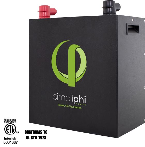 PHI 3.2™ KWH HIGH OUTPUT BATTERY  - A  24V, 160 Amp deep cycle Lithium Ferro Phosphate Battery