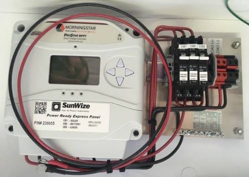 PR Express Control Panel PWM ProStar 30A w/ Meter - for stand alone PV systems