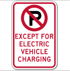 EV Parking Sign - 12" x 18"