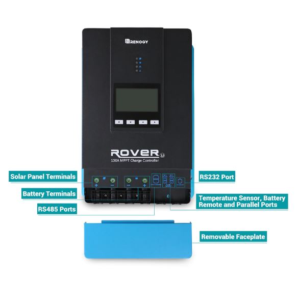 ROVER 100 AMP MPPT SOLAR CHARGE CONTROLLER
