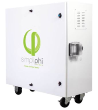 Simpliphi EXPRESS™ 48V, 7.6KW Mobile Power Storage System