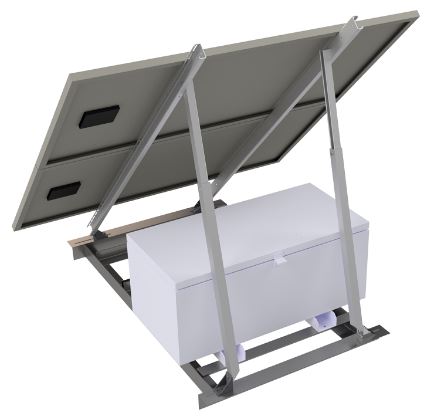 Skid Structure for 96″ Mount and Enclosure