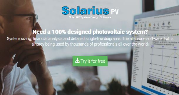 Solarius-PV Solar PV System Design Software ($116.00 per year - 3 users)