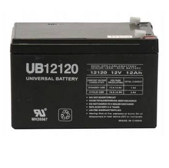 UPG Sealed Lead-Acid Battery w/ AGM Technology - 12V — 12Ah Lightweight at just over 8lbs