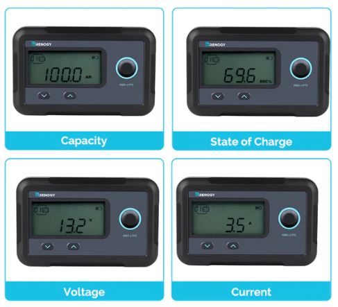 MONITORING SCREEN FOR Renogy SMART LITHIUM BATTERY SERIES